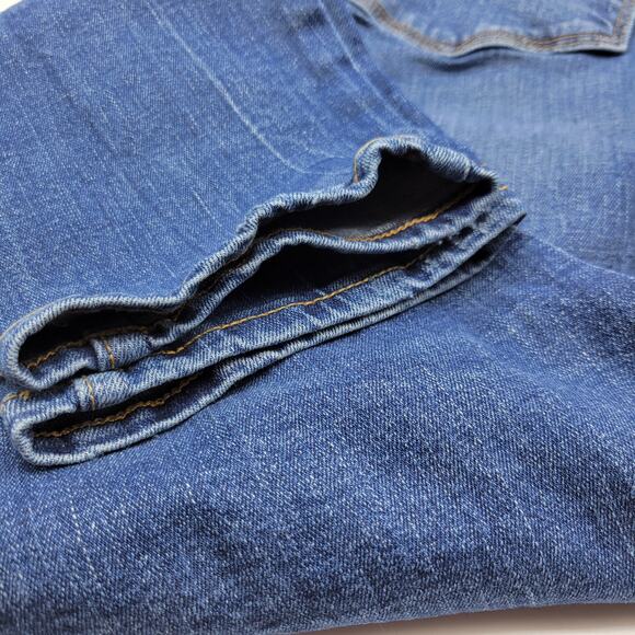 Old Navy Jeans Women's 18 Blue Rockstar Skinny Mid Rise Distressed Torn Stretchy - Picture 9 of 11